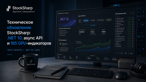 StockSharp 技术更新：.NET 10、异步 API 与 165 个 GPU 指标