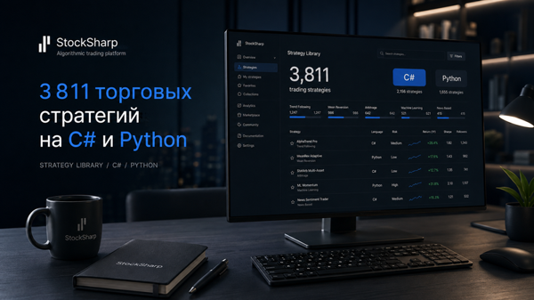 Die StockSharp-Sammlung ist auf 3.811 Handelsstrategien in C# und Python angewachsen