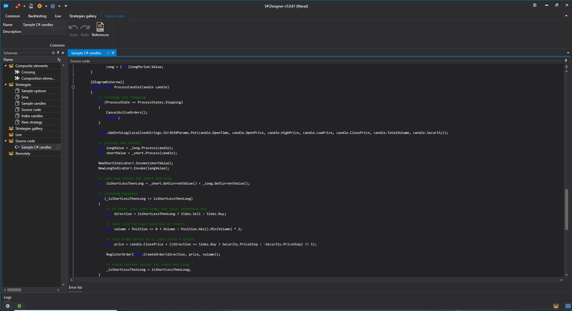C# редактор